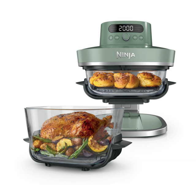 Ninja AS090UKGN CRISPi PRO 5-in-1 Glass Air Fryer Green