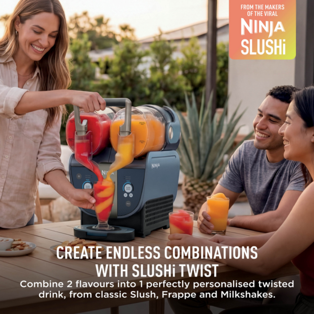 Ninja FS701UKBL SLUSHi Twist Frozen Drink Maker Blue