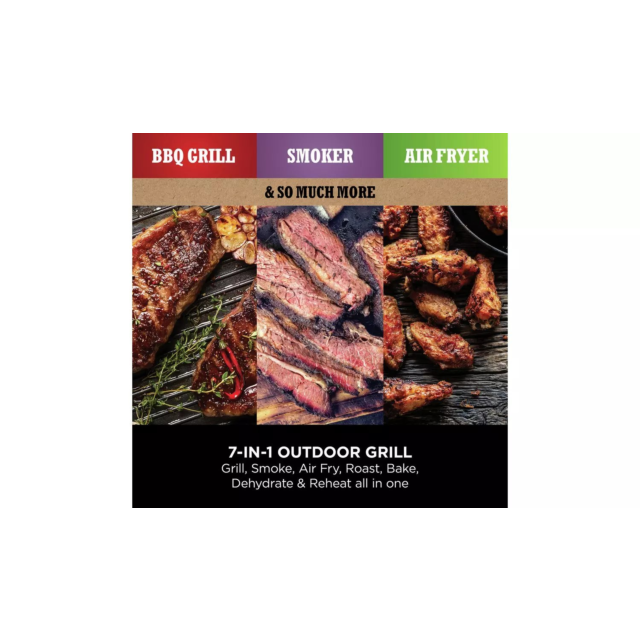 Ninja OG701UK Woodfire Electric BBQ Grill