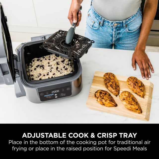 Ninja ON400UK Speedi 10-in-1 Rapid Cooker & Air Fryer - Grey