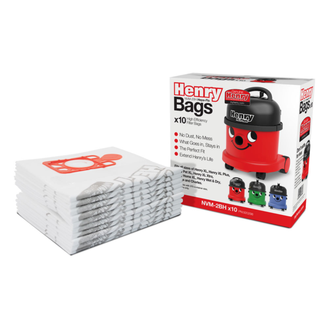 Numatic 920298 Henry XL HepaFlo Filter Bags Pack of 10