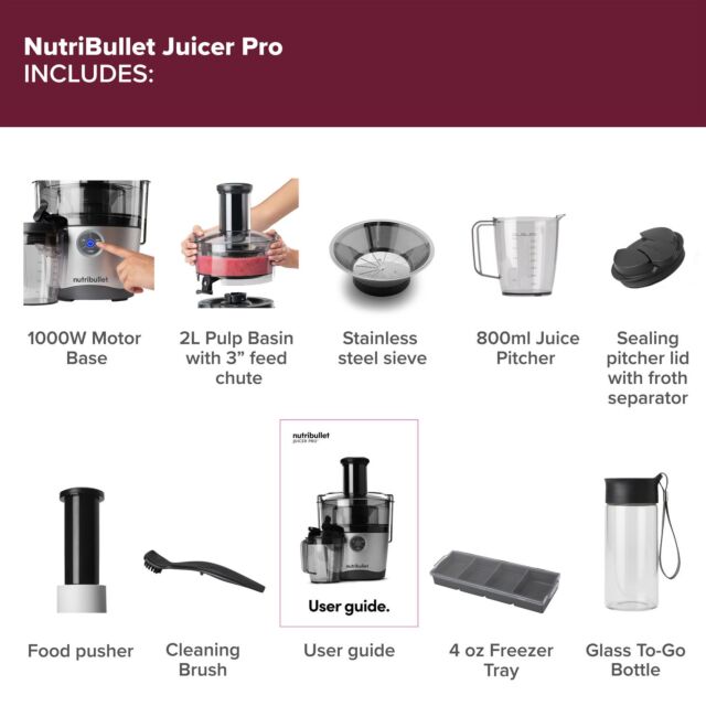 Nutribullet NBJ-200 Juicer Pro - Silver