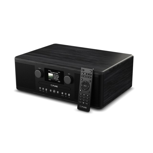 PURE CD6I Internet/Dab/Fm Radio With CD Player + Bluetooth Black