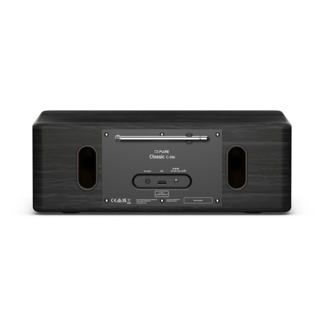 PURE CD6I Internet/Dab/Fm Radio With CD Player + Bluetooth Black