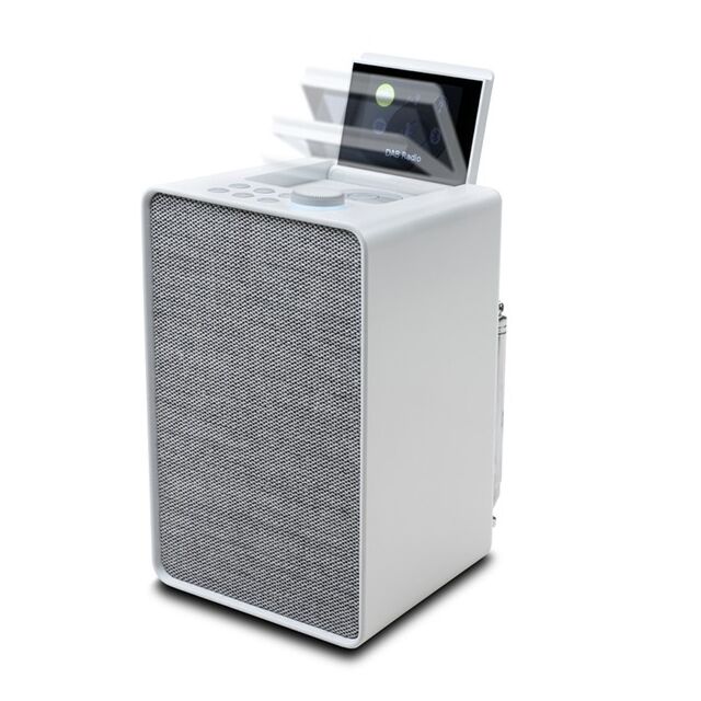 PURE EVOKE SPOT Compact Music System Cotton White