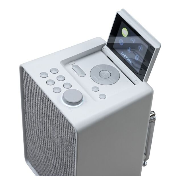PURE EVOKE SPOT Compact Music System Cotton White