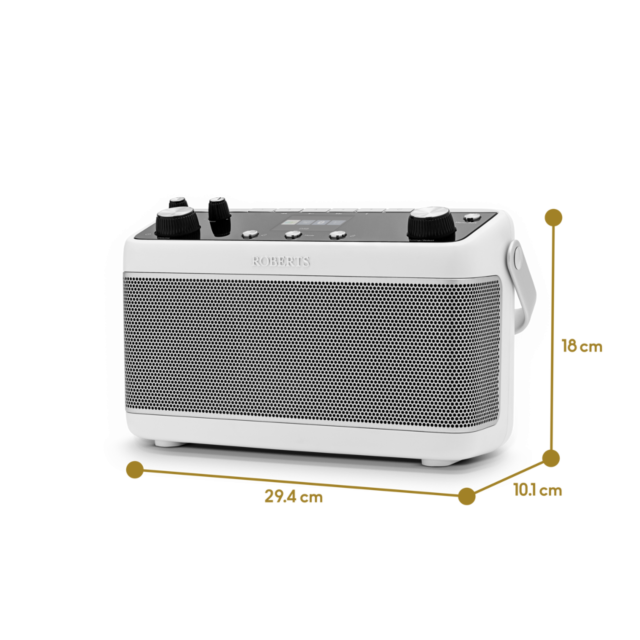 Roberts Radio BLUTUNE7W Dab+/Fm RDS Bluetooth Portable Radio White