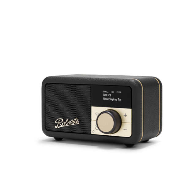Roberts Radio PETITE2BK Revival Dab/Dab+/Fm RDS Bluetooth Portable Radio Black