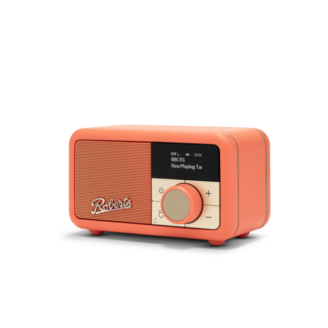 Roberts Radio PETITE2PO Revival Dab/Dab+/Fm RDS Bluetooth Portable Radio Pop Orange