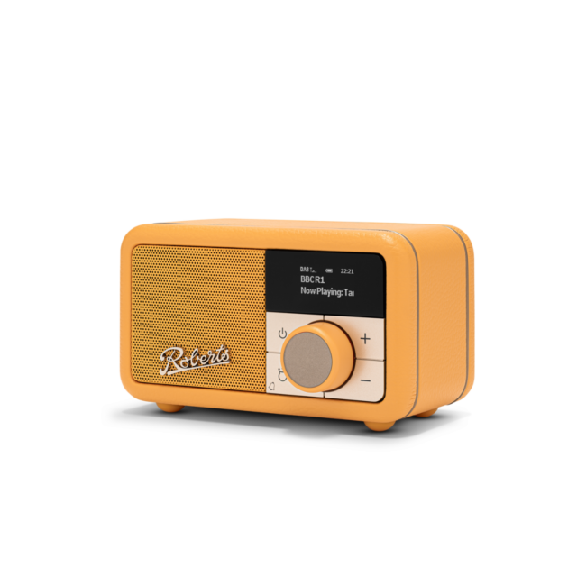 Roberts Radio PETITE2SY Revival Dab/Dab+/Fm RDS Bluetooth Portable Radio Sunburst Yellow