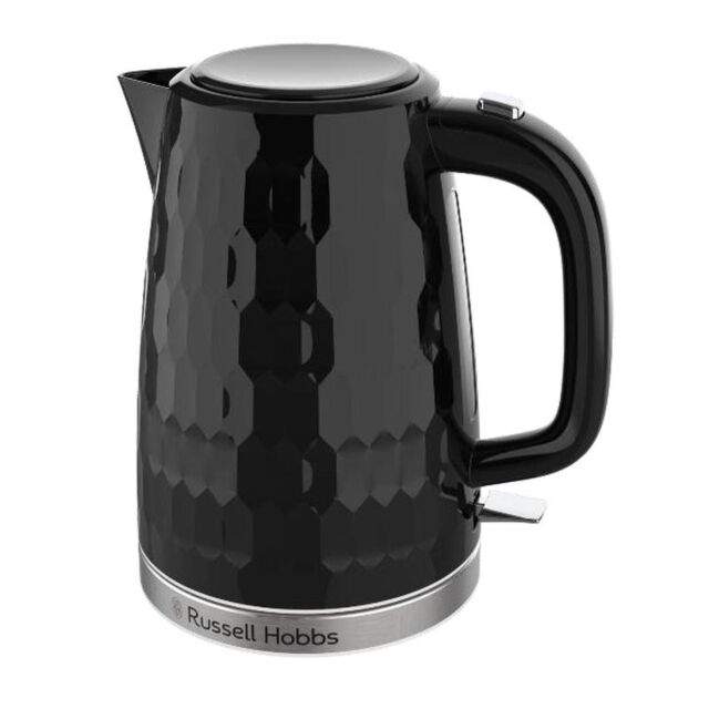 Russell Hobbs 26051 1.7L Textured Honeycomb Kettle Black