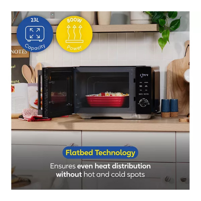 Russell Hobbs RHFM2365B 23L Flatbed Microwave Black