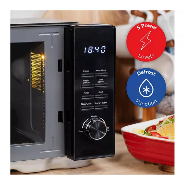 Russell Hobbs RHFM2365B 23L Flatbed Microwave Black