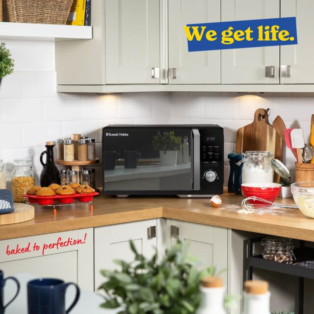 Russell Hobbs RHMAF2508B 25 Litres Combination Air Fryer Microwave - Black