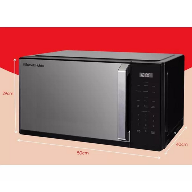 Russell Hobbs RHMT2512B 25L Digital Microwave Black