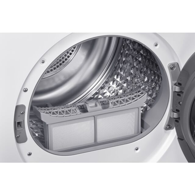 Samsung DV90CGC0A0AEEU 9kg Heat Pump Tumble Dryer - White