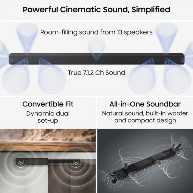 Samsung HW-QS90H/XU 7.1.2ch Q-Series Soundbar
