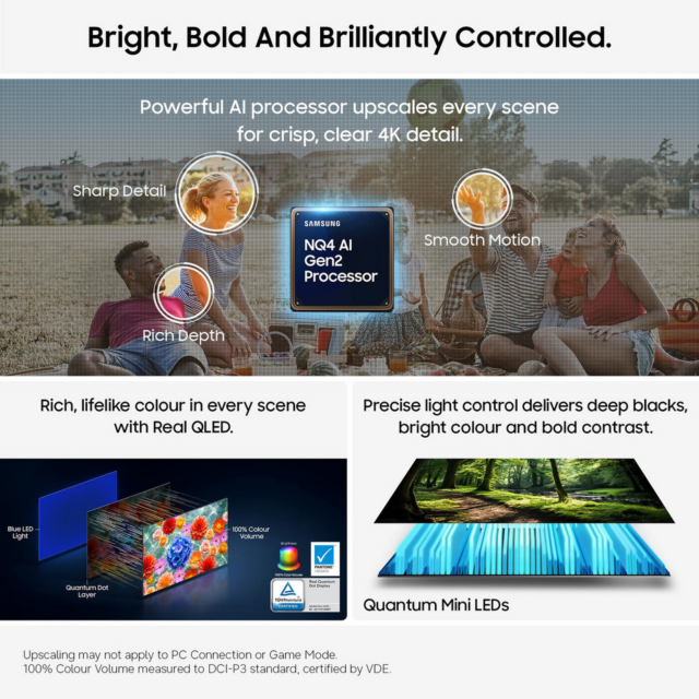 Samsung QE65QN80HAUXXU 65inch 4K Neo QLED Smart TV