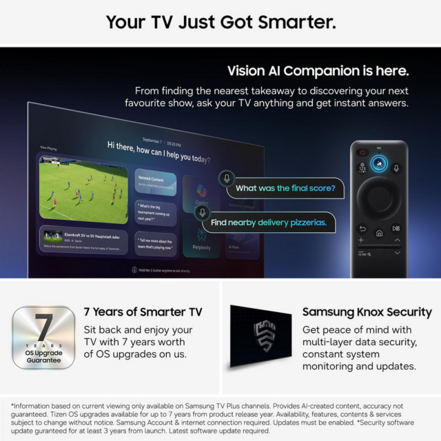 Samsung QE83S90HAEXXU 83inch OLED AI Smart TV