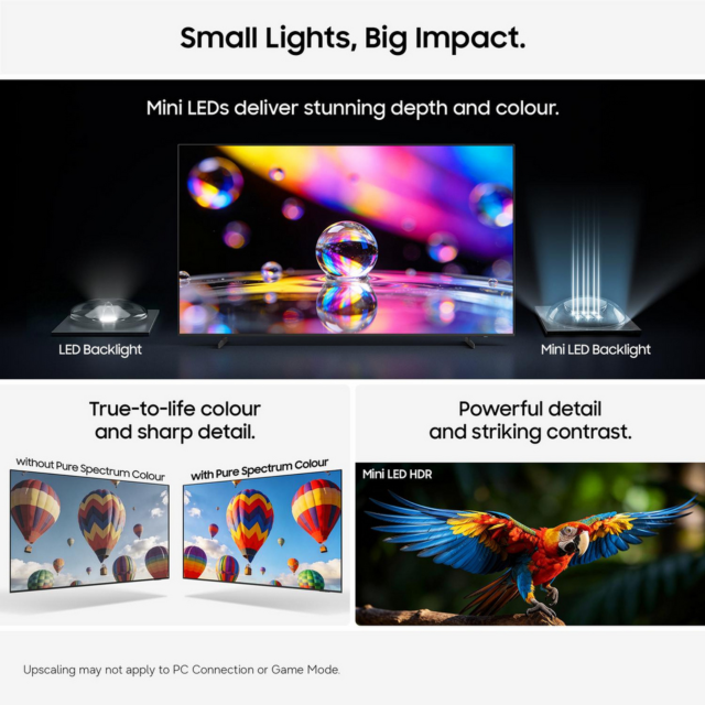 Samsung UE85M70HAKXXU 85inch 4K Mini LED Vision AI TV
