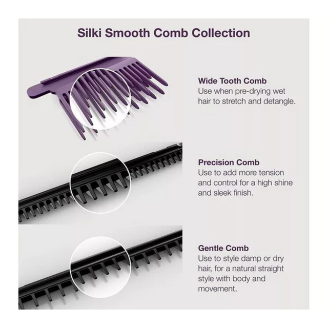 Shark HT401UKPU SilkiPro 2-in-1 Hair Straightener Dryer