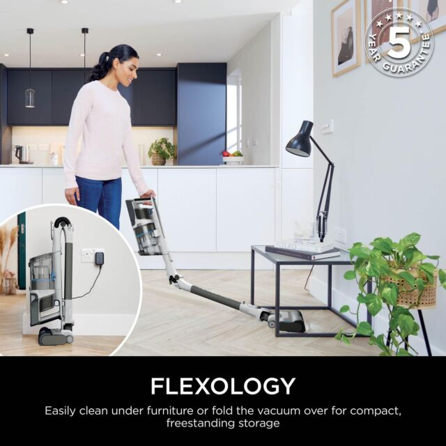 Shark IZ380UKT PowerPro Pet Cordless Stick Vacuum Cleaner - 50 Minutes Run Time - Java Metallic