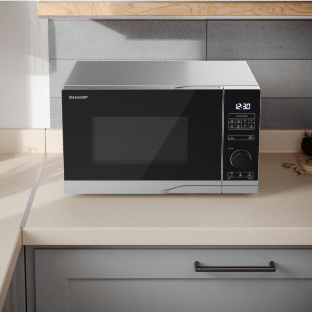 Sharp YC-PS254AU-S 25 Litres Solo Microwave - Silver