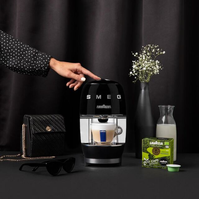 Smeg 18000450 Lavazza Espresso Coffee Machine Black