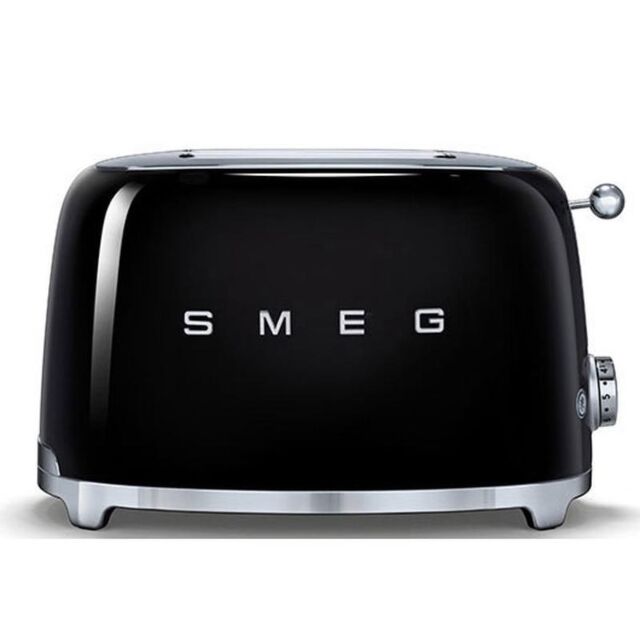 Smeg TSF01BLUK Retro Style Toaster Black