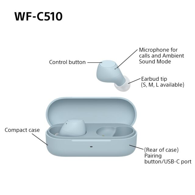 WFC510L.CE7 Wireless In ear headphones - Blue