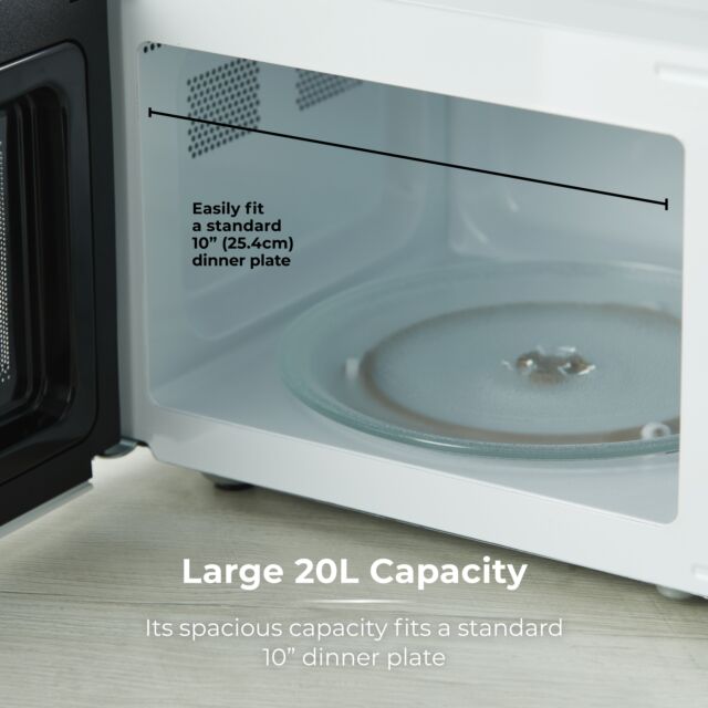 Tower T24042WHT 20 Litre 800W Manual Microwave White
