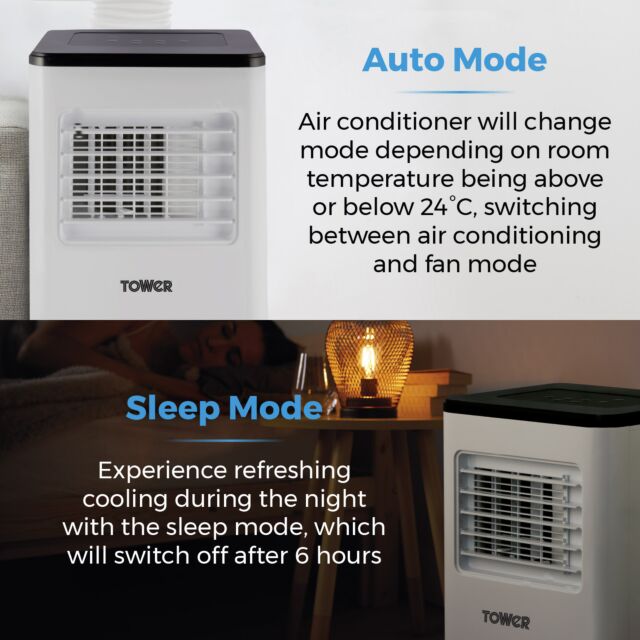Tower T668013 5000Btu 3-In-1 Portable Air Conditioner
