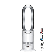Dyson 330HF1 Hot+Cool Fan Heater - White & Nickel