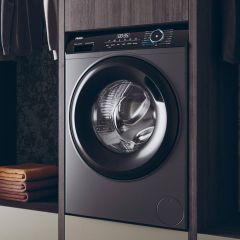 Haier HW80-B16939S8 8kg 1600 Spin Washing Machine - Graphite