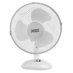 Jegs JM600 9" 2 Speed Table Fan White
